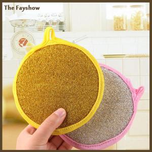 [The Fayshow] 3 10 PCS Double Sided Dishwashing Sponge Dish Washing Brush Pan Pot Dish Wash Sponges Household Cleaning Reusable Kitchen Tool