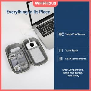 WHPHous Travel Digital Storage Bag Multi Compartment Organizer For Mobile Phone Charger Cable Portable For Business School Home