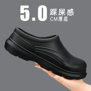 Kasut Chef Kasut Kerja Kasut Dapur Kasut Tidak Slip Restoran Hotel Kilang Makanan Kalis air dan kalis minyak untuk lelaki dan wanita.