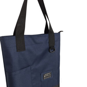 Dely Project-Tas Tote Bag Wanita Bahan Kanvas Polos Waterptoof Model Kasual Praktis Resleting