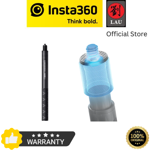 Perche Selfie Invisible 3m Fibre Carbone - Parfait Pour Insta360 ONE X5 X4 X3