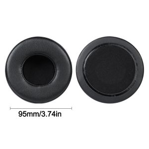MINUTE 1Pair Da Protein Đệm tai Tròn Thay thế Vỏ bảo vệ tai nghe Chất lượng cao Bịt tai Vỏ tai nghe Phụ kiện tai nghe