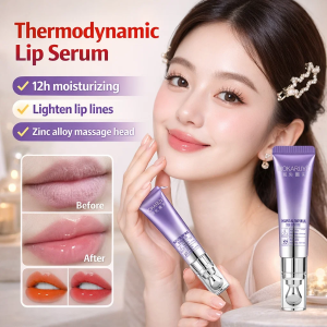 Hydrating Lip Serum Essence Moisturizing Anti-Aging Lightweight Non-Greasy Lip Care Treatment For Wrinkles Reduction & Smoothing 唇部精华