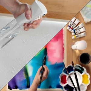 2021 New Gradient Color 300ML Super Fine Mist Continuous High Pressure Empty Spray Bottle
