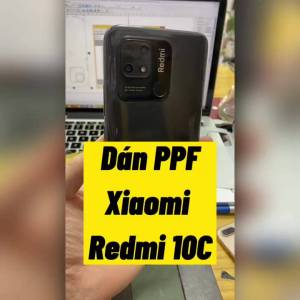 Tấm dán Xiaomi Redmi 10C dán PPF mặt trước/dán mặt sau/dán màn hình/dán mặt lưng Full viền chuẩn