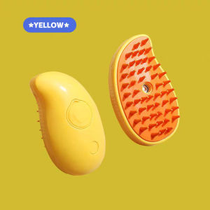 Pet Grooming Brush Dog Brush Electric Spray Cat Hair Brush Dog Steamer Brush For Massage Pet Grooming Removing Tangled and Loose Hair
