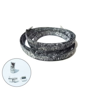 Press Lock No Tie Flat Hiking Running Shoe Lace Elastic Shoelaces Outdoor Sneaker Quick Safety Flat Shoelace Kid Adult Lazy Lace