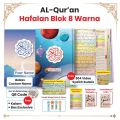 Alquran Hafazan 8 Blok Warna, Perkata Latin A5, Custom Nama, Terjemahan, Tajwid Warna, Mudah Hafal (5). 