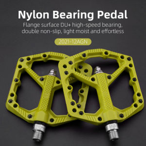 ROCKBROS Bike Pedals Sealed Bearing MTB Pedals Non-slip Nylon Pedals Ultralight Waterproof Bike Platform Road Bike Pedals Bicycle Accessories