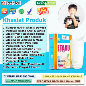 Obat Peninggi Badan Obat penguat tulang anak dan dewasa penyakit pirai Tbc Tulang Patah Tulang Tulang Retak osteoarthritis osteolporosis keropos tulang saraf kejepit dan kedutan di kaki dan tangan Susu Bubuk Etaku Asli Original