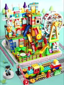 Large Size Castle Building Block Bricks Compatible With Duplo Toys for Kids Set Gift