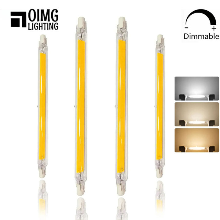 หลอดไฟ LED R7S หรี่แสงได้78มม. 15วัตต์20วัตต์ R7S สปอตไลท์118มม. 30 ...