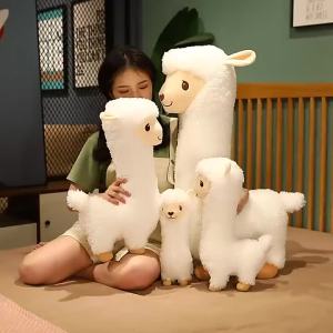 LZD  New Alpaca Doll Pillow Large Plush Toy Cute Doll Lamb Pup Children