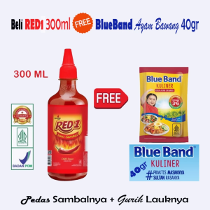 BUY 1 get FREE 1 Sambal RED1 300ml Free Blueband Kuliner Ayam Bawang 40gr