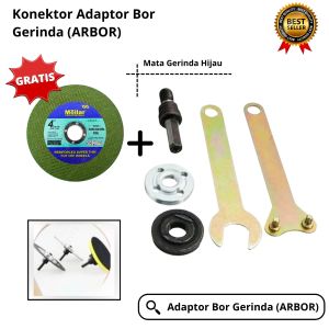 Arbor Gerinda Adaptor Bor Ke Gerindra Konverter Mesin Bor Jadi Gurinda Bonus 1 Mata Gerinda