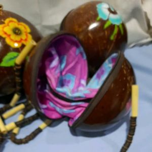 Tas Batok Bulat Utuh (Glowing) Tas Slempang dan Tas Tenteng / Handle Tas Wanita