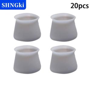 SHNGki 20pcs silicon Ghế chân sàn bảo vệ vớ bàn chân Pad sàn bảo vệ