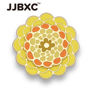 Phụ kiện giày kim loại JJBXC CHARM khóa giày chéo phụ kiện giày hợp kim hoa nhiều màu sắc phụ kiện giày thời trang DIY