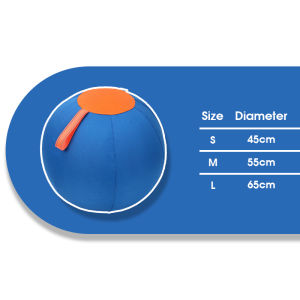 HamshMoc Inflatable Dog Ball Toy Interactive Play Chew Resistant Outdoor Toy For Large Breed Dogs