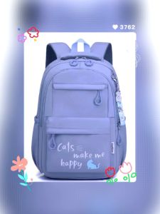 UCHIHA BAGS {{BISA COD}}TAS RANSEL ANAK SEKOLAH SMP SMA LAKI-LAKI PEREMPUAN CATS MAKE ME HAPPY+BOTOL MINUM