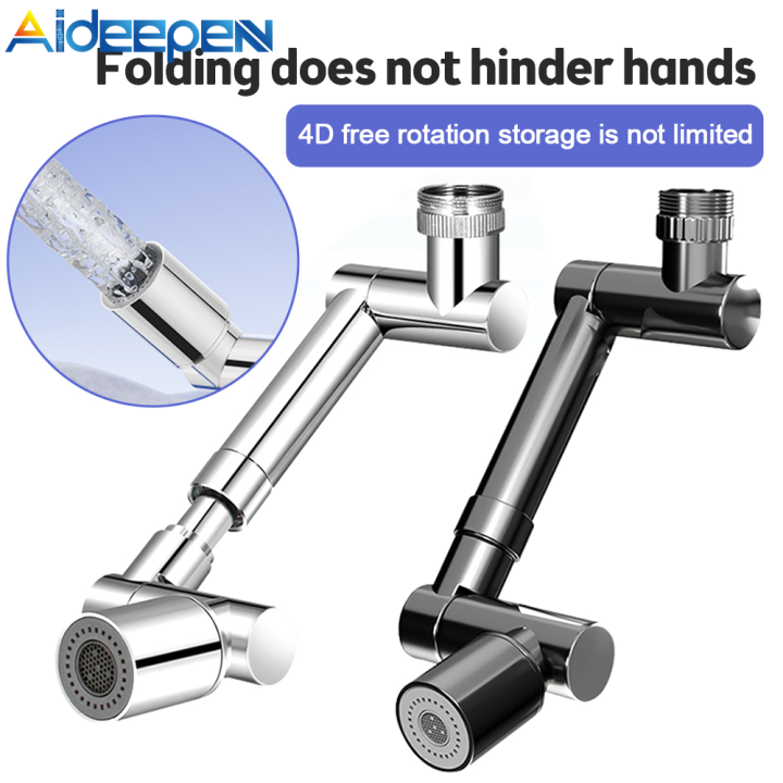thumbnail image 2 of Rotatable Faucet Aerator 1080° Rotating Faucet Extender - Dual-Mode Swivel Aerator For Kitchen/Bathroom Sinks Sink Hose Attachment For Faucet 2 of 14