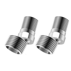 Thép không gỉ vòi tắm hoa sen Adapter Cần vòi sen mở rộng chân cong 360 độ điều chỉnh góc cạnh bents cơ sở lâu dài
