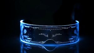 ✅COD&PH.STOCK✅ LED Luminous Glasses EL Wire Neon Light Up Visor Eyeglasses Bar Party EyeWare