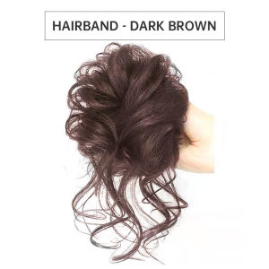 🔥🔥Roman Holiday Fashion Hair Accessories Wigs Curly Donut Chignon With Elastic Band Synthetic Hair Bun Messy Curly Hair Natural Fluffy Wig Wrap Hair Claw Clip for Women