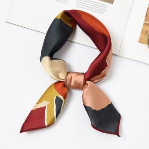 Fashion Korean Version 50x50cm Scarves Small Kerchief Handle Bag Ribbon all-match Airline stewardess decoration scarf Party Gift