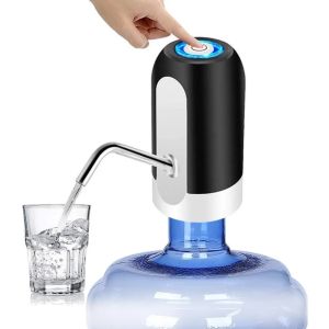 Electric Water Pump Usb Rechargeable Electric Water Dispenser for 5 Gallon Bottles Silent Portable Drinking Pump for Kitchen