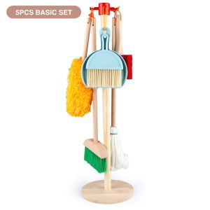 [SG SELLER] Sweep Mop Broom Duster Dustpan Children Pretend Play Toy Kids Cleaning Tools Toys Fun & Educational Cleaning