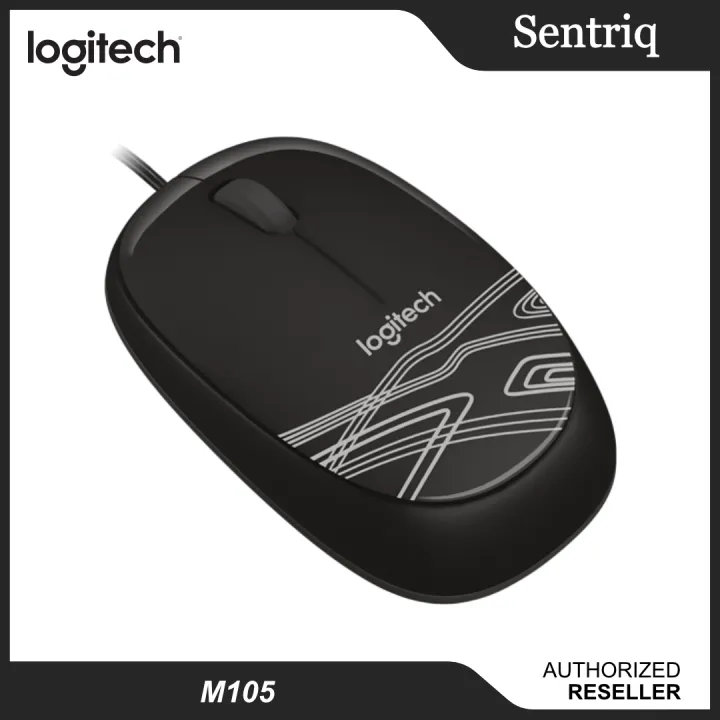 Logitech M105 Corded Mouse Black Colour (Original) | Lazada
