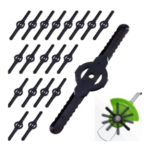 【Ready Stock】5Pcs Lawn Mower Plastic Blades Grass Trimmer Replacement Mower Accessory for Garden Agriculture Use Lawn Mower Trimmer Accessories 割草机塑料刀片