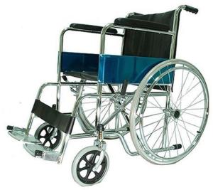 Standard Chrome-plated Stainless Steel Heavy Duty Adult Wheelchair Multifunctional Wheelchair Disabled Elderly Walker Foldable Wheelchair Travel Wheelchair Black Wheelchair Walker