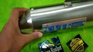 Knalpot Trail Over Japan Full Stenlis Leheran Bending Anti karat. Inlet 50 mm. Knalpot PNP untuk CRF KLX/DTRACKER WR dan lain-lain motor trail.