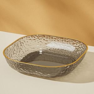 Zaman Now - Snack Plate Diamond Style / Piring Elegan untuk Buah dan Cemilan