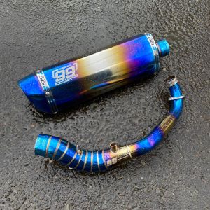 Knalpot Racing Xmax 250/300 Fullsystem Original 99 Racing Type M7 Header Flow Suara Ngebas Adem