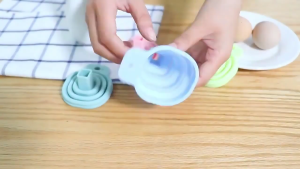 Foldable Funnel Mini Silicone Safety and for Health Saving Space Convenient Easy to Use and Clean Gift for Cooking Kitch