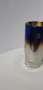 HKS Car Exhaust Universal Auto Silencer Flue Muffler Car Chrome Trim Tail Throat Rear Car Exter