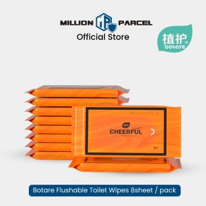 Botare Flushable Toilet Wipes | Flushable Toilet Tissue | Flushable Wet Tissue | Flushable Wipes | Wet Wipes 80 sheets