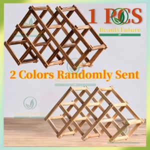 【Ready Stock】Wine Glass Rack - Bamboo Holder Cup Hanging Shelf Organizer for Home Bar Restaurant