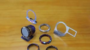 【ITSOK】60mm 67mm Universal JDM Car Dashboard Holdering Bracket Titanium Burnt Blue Gauge Cover Pod Mount Holder For Defi Auto Car Meter