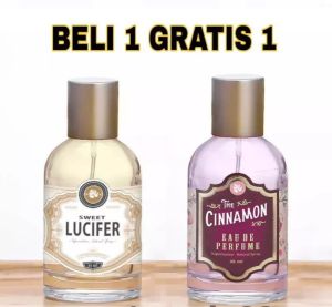BELI 1 GRATIS 1 MOnacruz Sweet Lucifer Parfum AURORA Cinnamon Appocalypse British EDP 35 ML