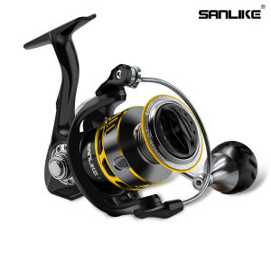 SANLIKE SW Spinning Fishing Reels Baitcasting Sea Fishing Reel Gear 18.3kg Max Drag Power Fishing Reel Fishing Equipment