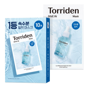 【Buy 2 get 1 free】Torriden Dive In Hyaluronic Acid Mask 10pcs | Deep Hydration & Moisturizing Sheet Mask