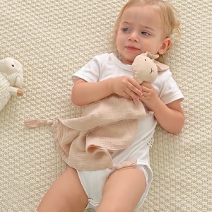 Baby Security Blanket Soothe Appease Towel Soft Animal Rabbit for Doll Teething