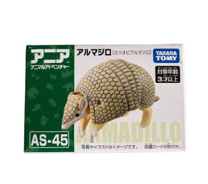 Mô Hình Thú Tatu Cuộn Mình Takara Tomy Ania AS-45 Armadillo - Có Khớp Biến Hình Độc Đáo