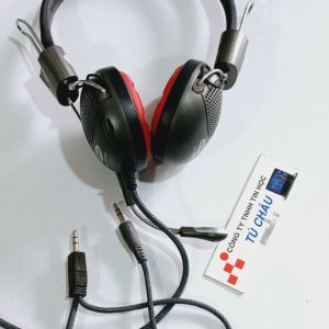 Tai nghe chụp tai Weile WL-947MV: Chân cắm 3.5mm (3 điểm cực) - Cáp dù dài 2.1M