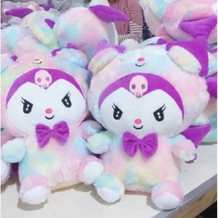 Boneka%20Sanrio%20Kuromi%20Pelangi%20Melody%20Cinamorol%20Ukuran%2040%20Cm%20Bahan%20halus%20dan%20lembut%20-%20Image%204