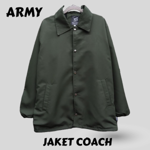 Ballpets Jaket Pria Coach Polos Jaket Pria Taslan Kancing Ukuran L XL